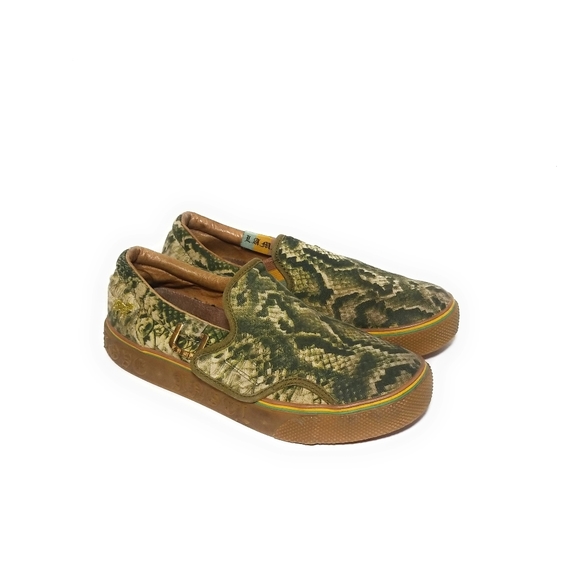 L.A.M.B. Shoes - LAMB Gwen Stefani Katella Snakeskin Sneakers 7.5